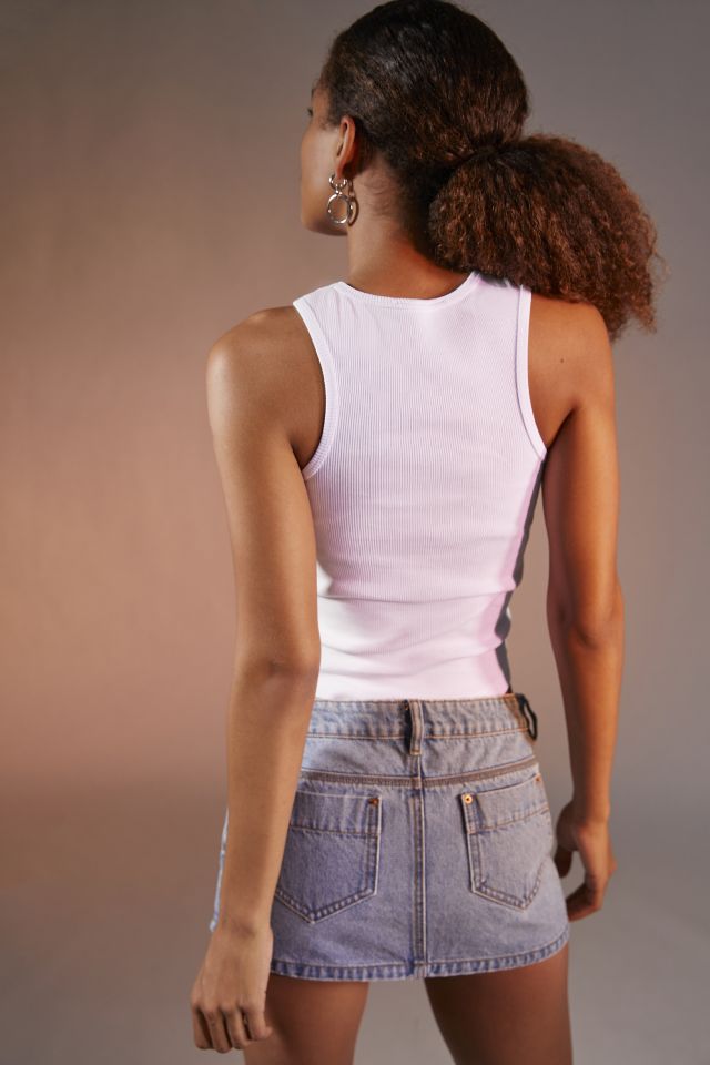 Fiorucci Icon Angels Ribbed Tank Top #3
