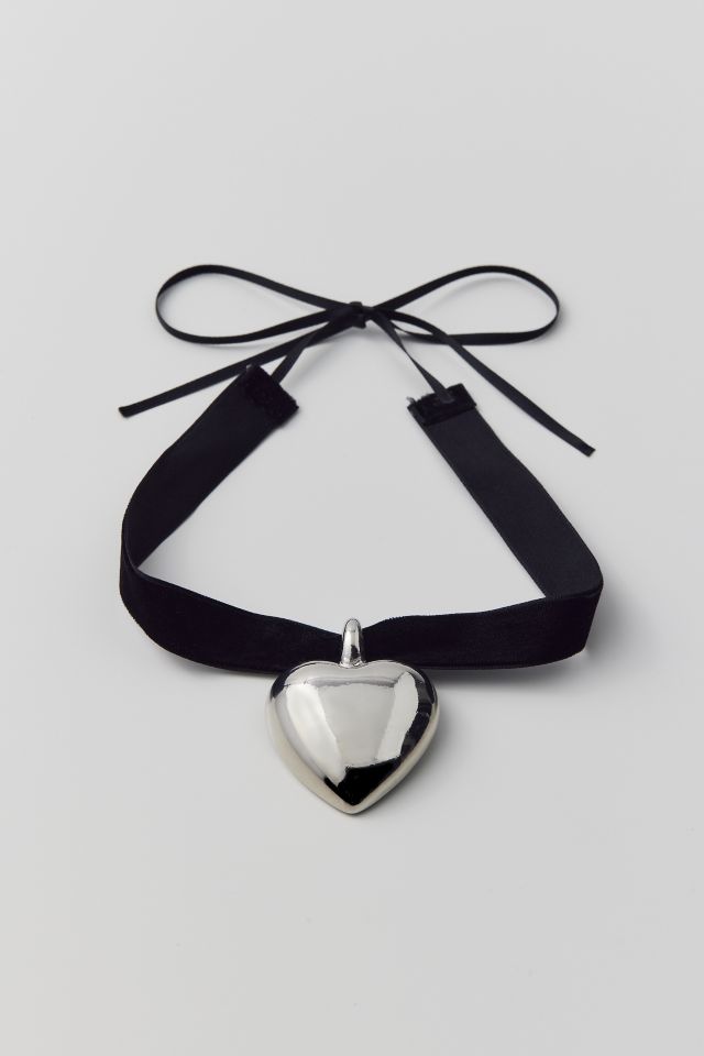 Collier Ras-de-Cou Genevieve en Velours Cœur #1