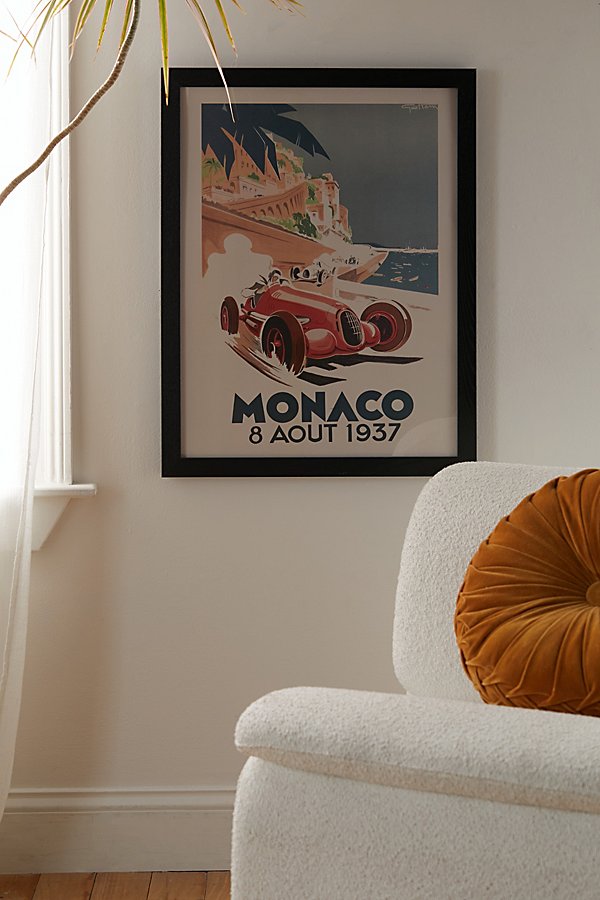 Pstr Studio Grand Prix Monaco Grand Prix Monaco 1937 Art Print At Urban Outfitters