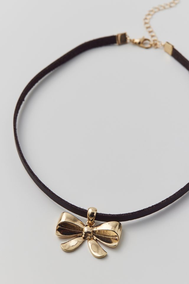 Collier Ras-de-cou avec Charme Nœud #2