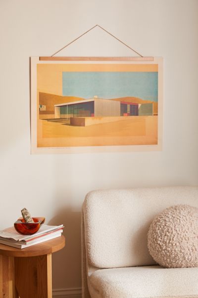 Pstr Studio Sander Patelski Charles & Ray Eames And Eero Saarinen Case Study House #9 Frameless Art Print At Urb