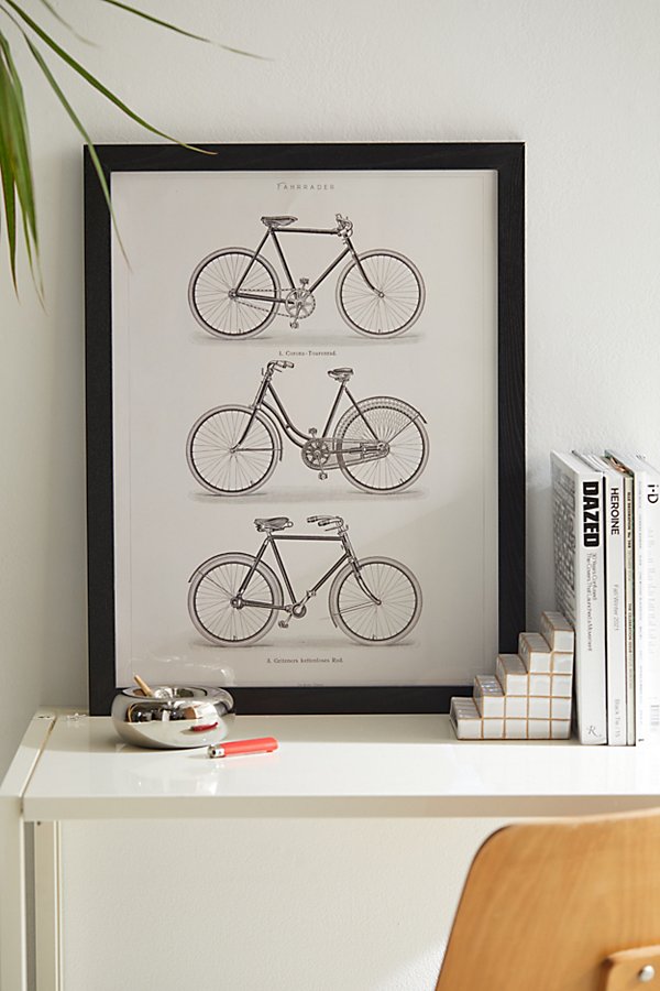Pstr Studio Fahrrader Bikes Art Print At Urban Outfitters