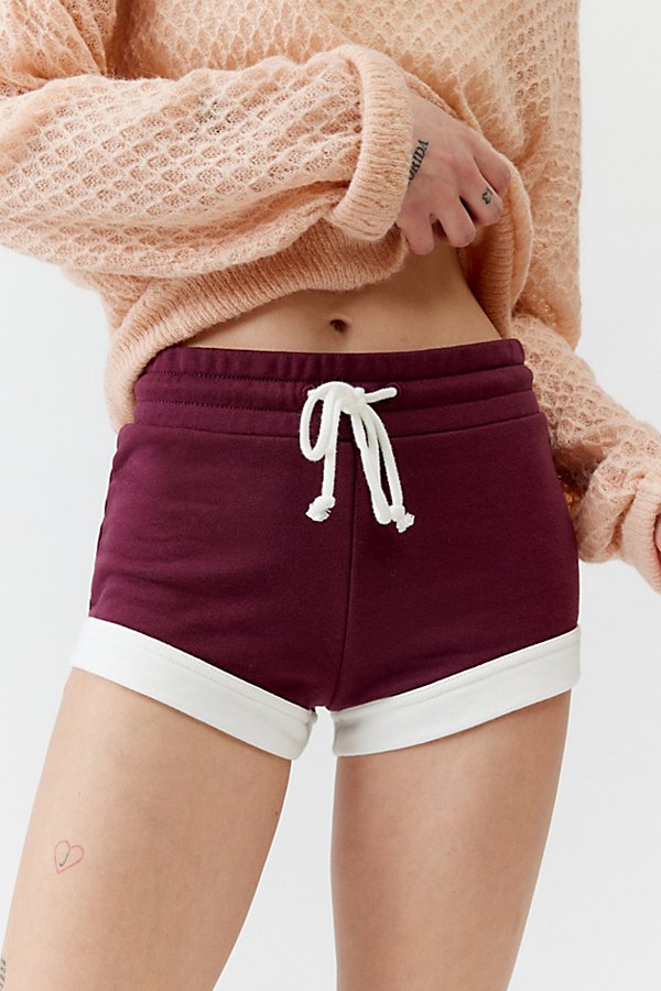 Out From Under Good Days Micro Short In Red, Women's At Urban Outfitters