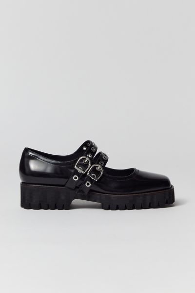 INTENTIONALLY BLANK VERO DOUBLE STRAP MARY JANE SHOE IN BLACK, WOMEN'S AT URBAN OUTFITTERS