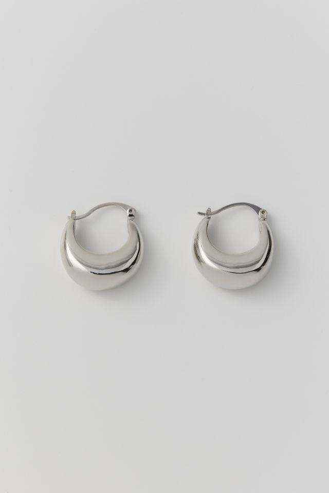 Chubby Tapered Hoop Earring #1