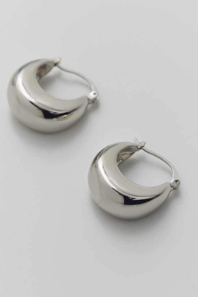 Chubby Tapered Hoop Earring #2