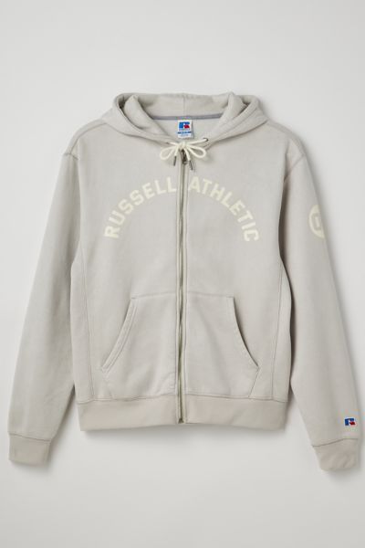 Russell Athletic Arched Graphic Zip Hoodie Sweatshirt