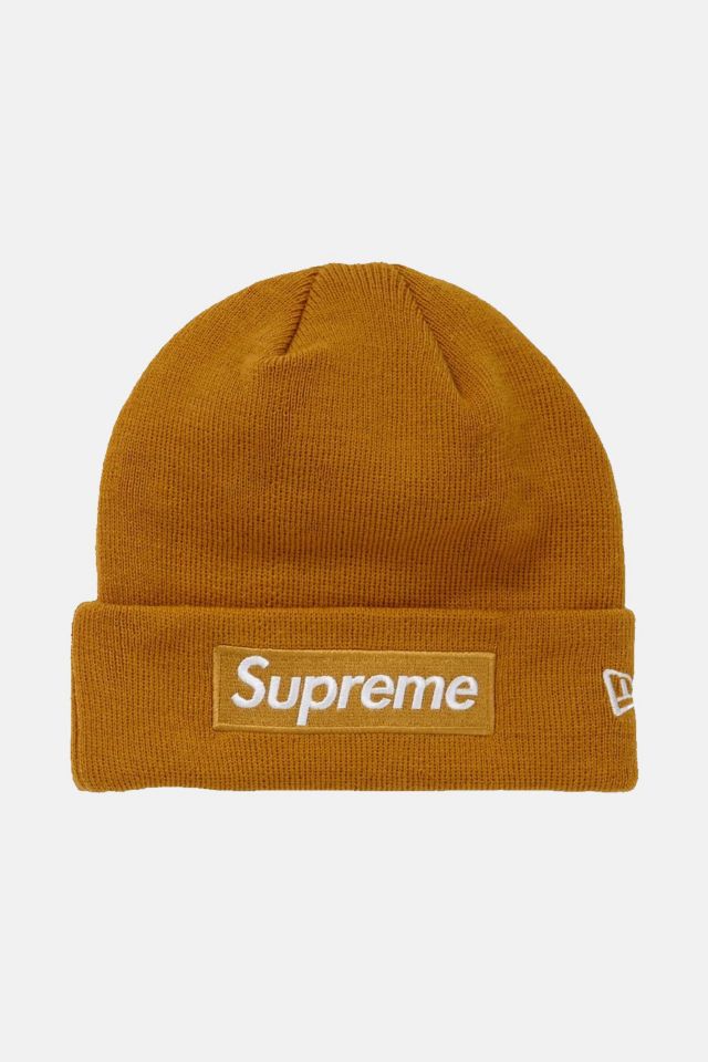 Supreme New Era Box Logo Beanie (FW18) | Urban Outfitters