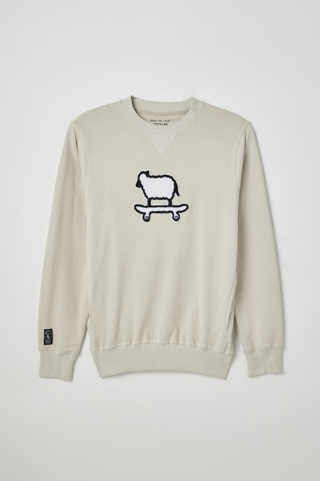 Peau De Loup X Skate Like A Girl UO Exclusive Logo Crew Neck Sweatshirt