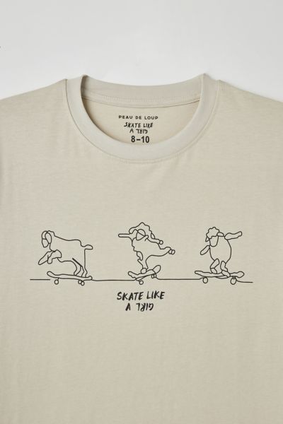 Peau De Loup X Skate Like A Girl UO Exclusive Breaking Binaries Tee