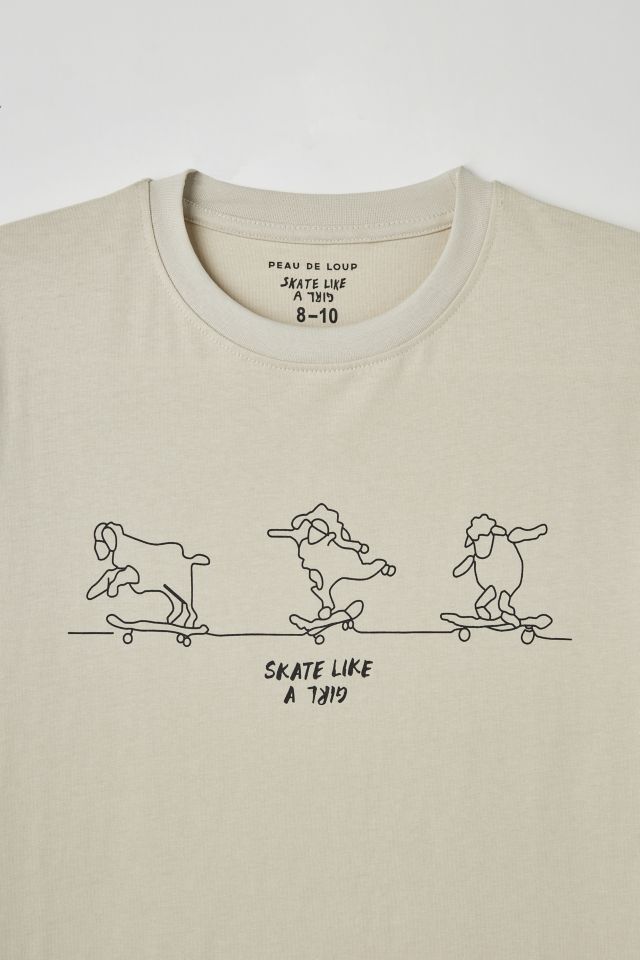 Peau De Loup X Skate Like A Girl UO Exclusive Breaking Binaries Tee #3