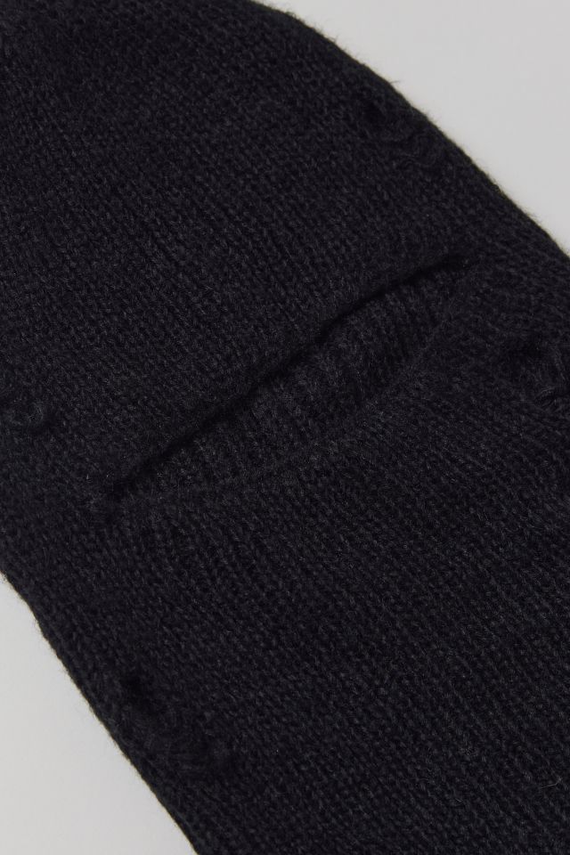 Loose Knit Distressed Balaclava #2