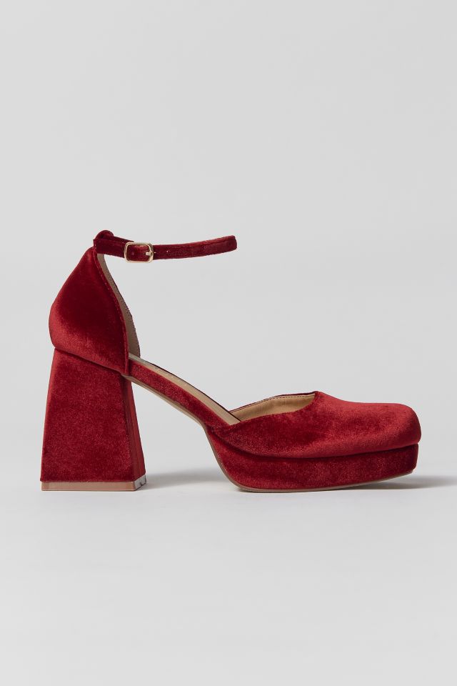 Chaussures Coconuts Par Matisse Talon Plateforme En Velours Misha #1
