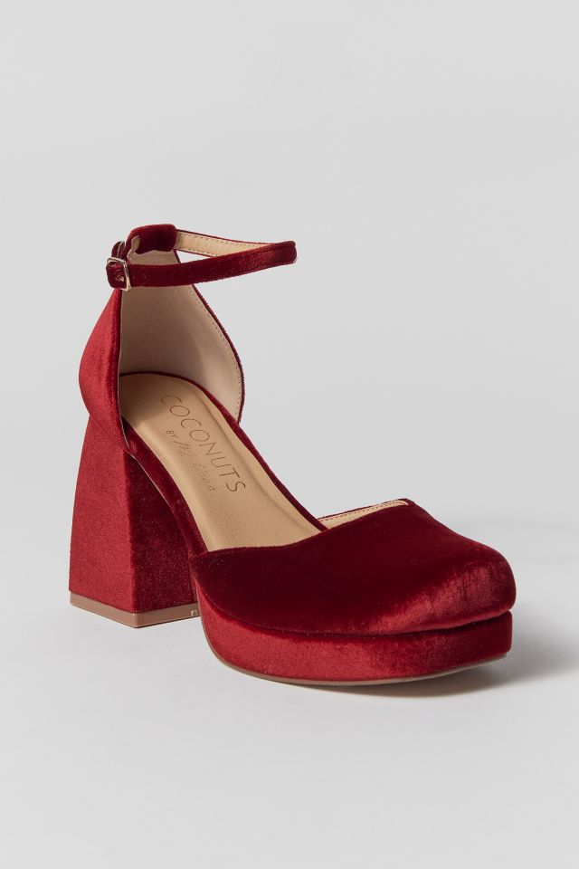 Chaussures Coconuts Par Matisse Talon Plateforme En Velours Misha #4