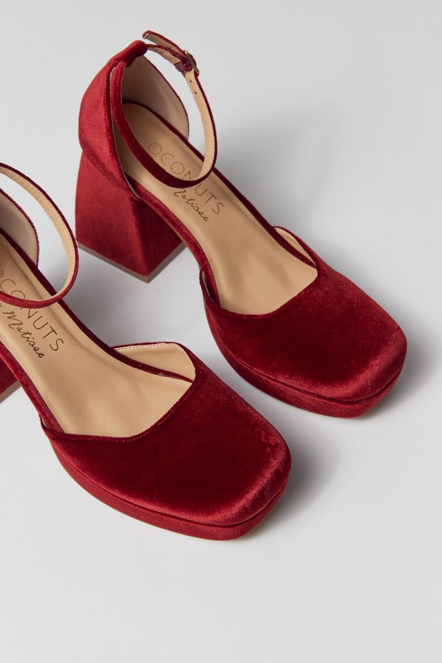 Chaussures Coconuts Par Matisse Talon Plateforme En Velours Misha #5
