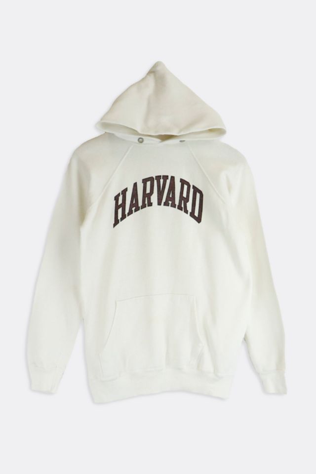 Vintage Champion Harvard Hooded Sweatshirt