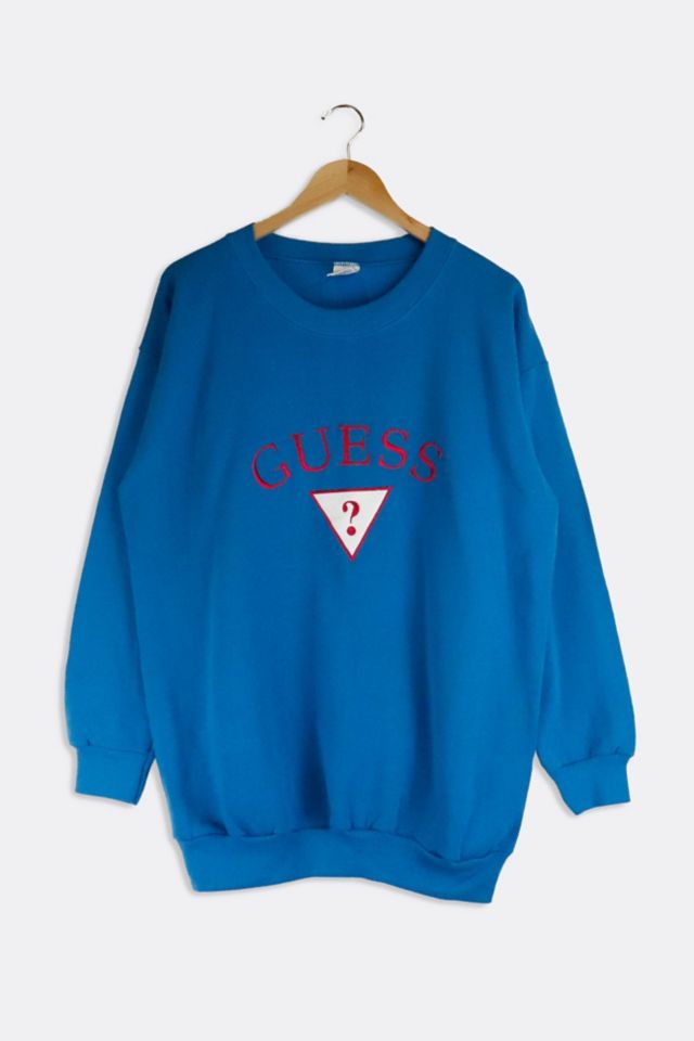 Vintage Guess Embroidered Sweatshirt Urban Outfitters