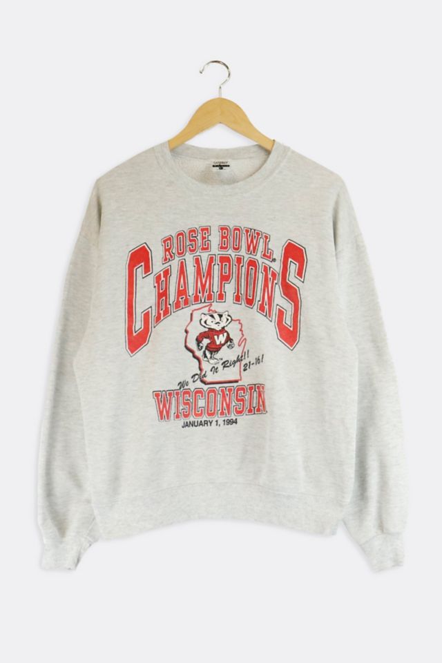 Vintage 1994 NCAA Wisconsin Badgers Rose Bowl Sweatshirt