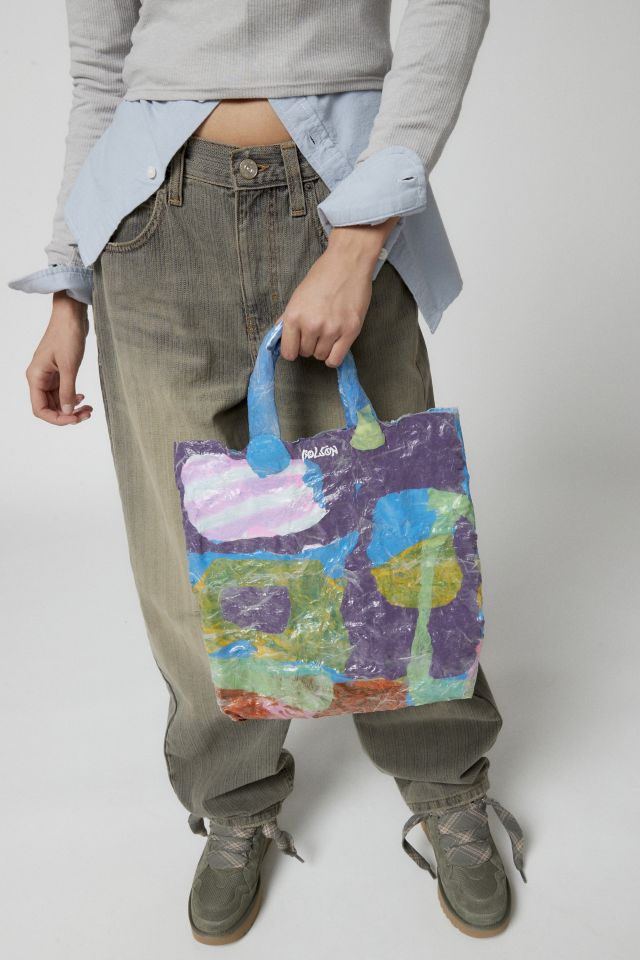 Plastic canvas bag online base