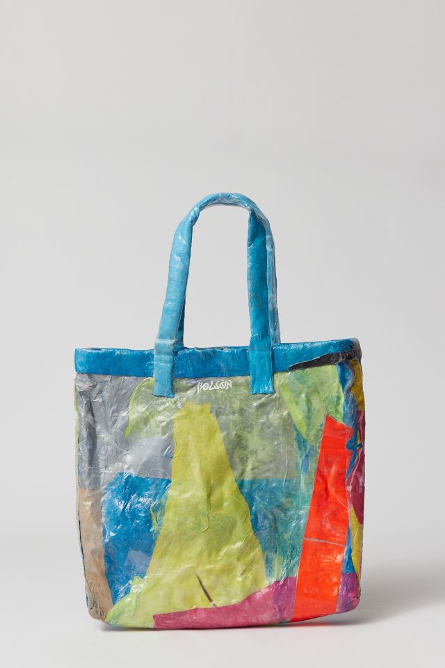 Recycled plastic beach discount bag