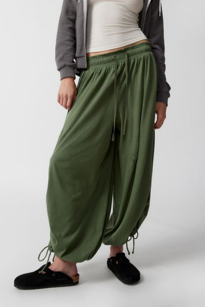 Out From Under Ryan Balloon Jogger Pant In Olive