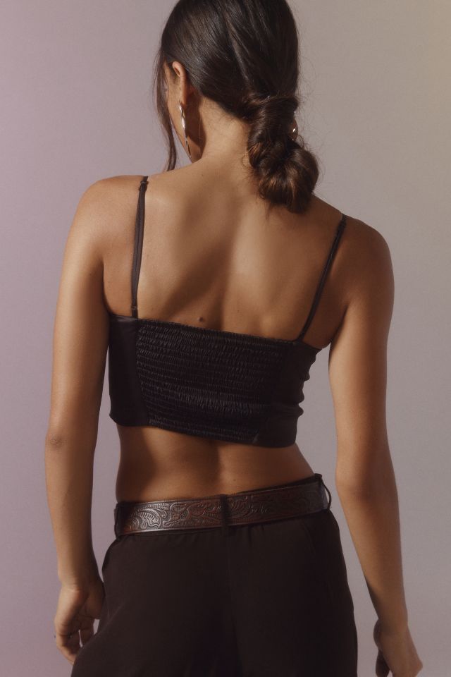 Silence + Noise Mimi Cowl Neck Halter Top #2