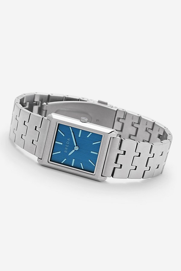 Breda Virgil Stainless Steel Analog Watch In Silver, Men's At Urban Outfitters