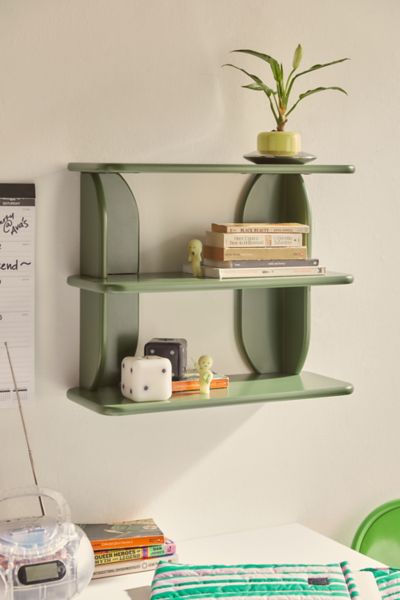 Urban Outfitters Silas Wall Shelf In Green At