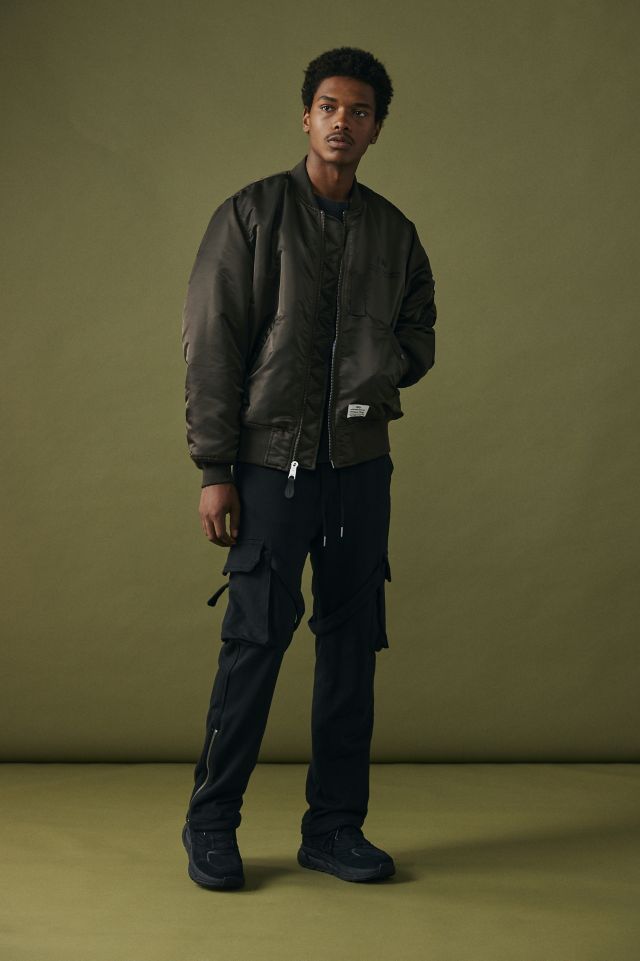 ジャケット・アウター MA-1 ALPHA INDUSTRIES x JOURNAL STANDARD Alpha Industries Vintage Grey MA-1 BOMBER JACKET (HERITAGE