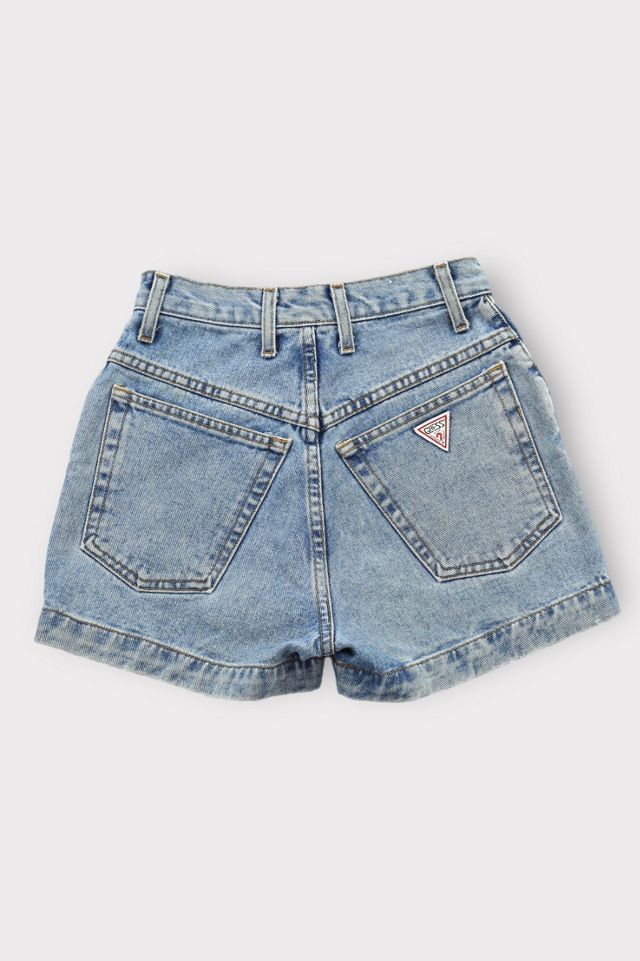 Vintage Guess 90s Medium Wash High Rise Shorts | Urban Outfitters