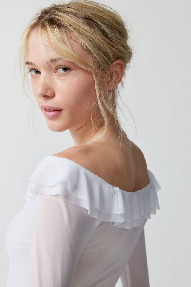 Urban outfitters sales ruffle top