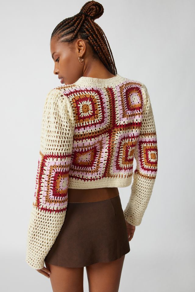 MINKPINK Norah Crochet Sweater #2