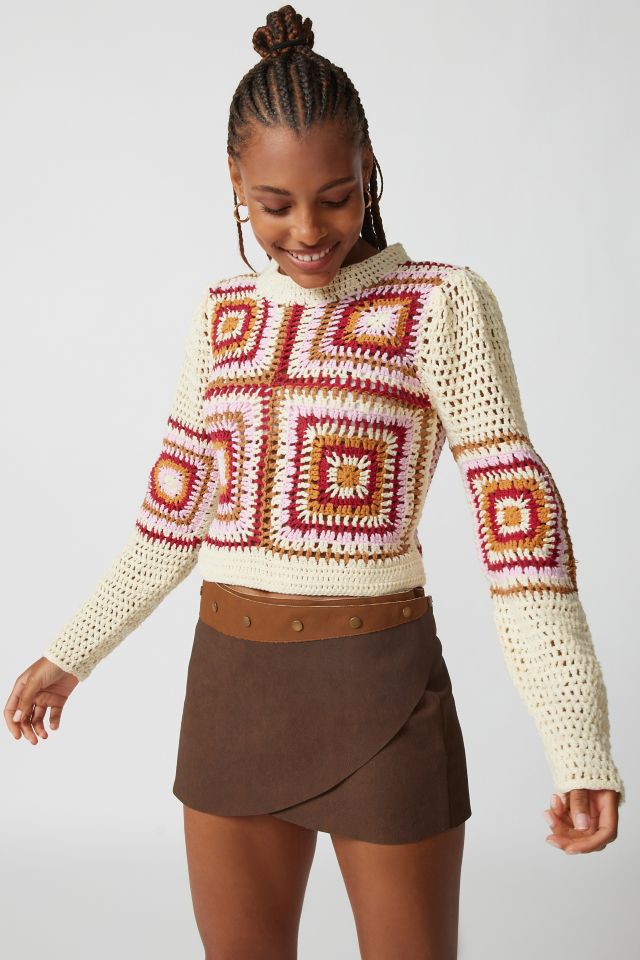 MINKPINK Norah Crochet Sweater #3