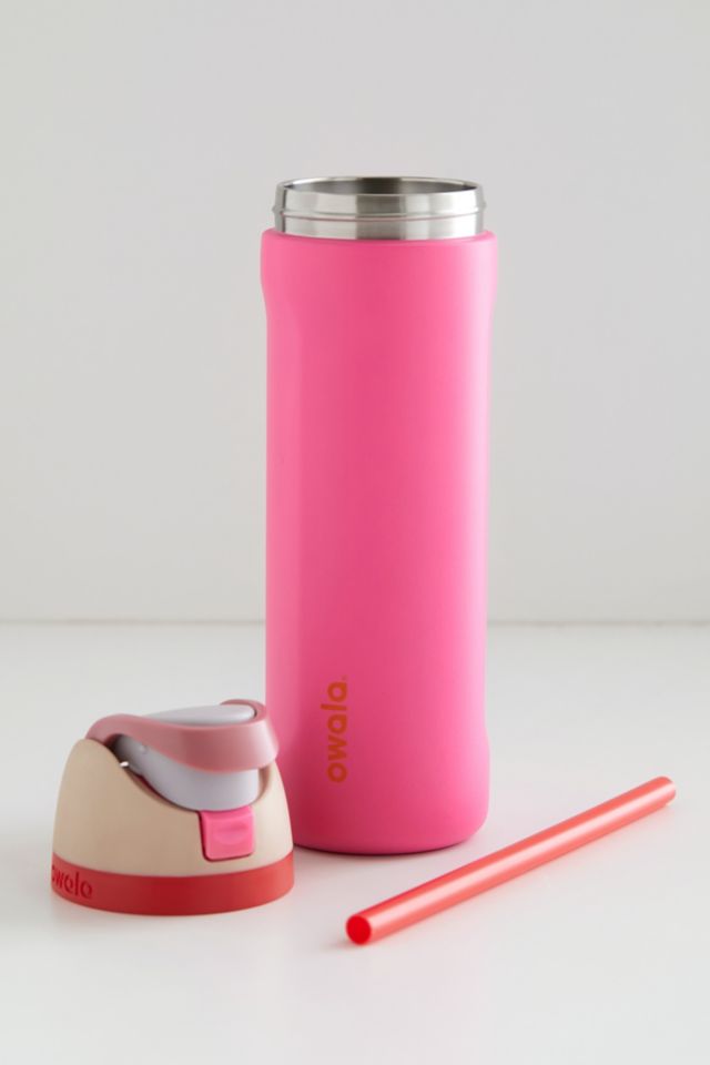 Owala FreeSip 24oz Stainless Steel Water Bottle in Pink