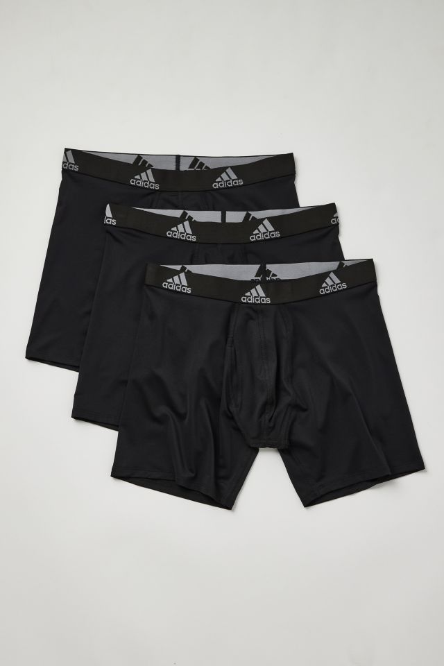 adidas Mens Performance Boxer Briefs 3-Pack