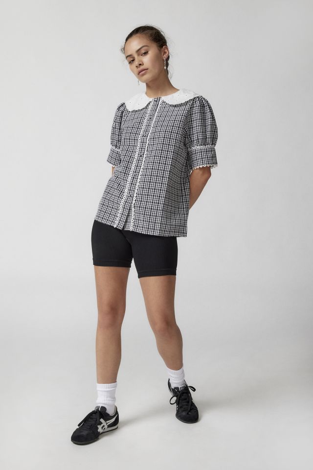 Sister Jane Candia Check Blouse #1