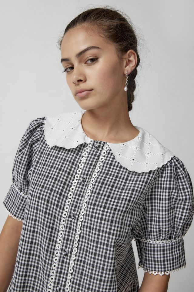 Sister Jane Candia Check Blouse #2