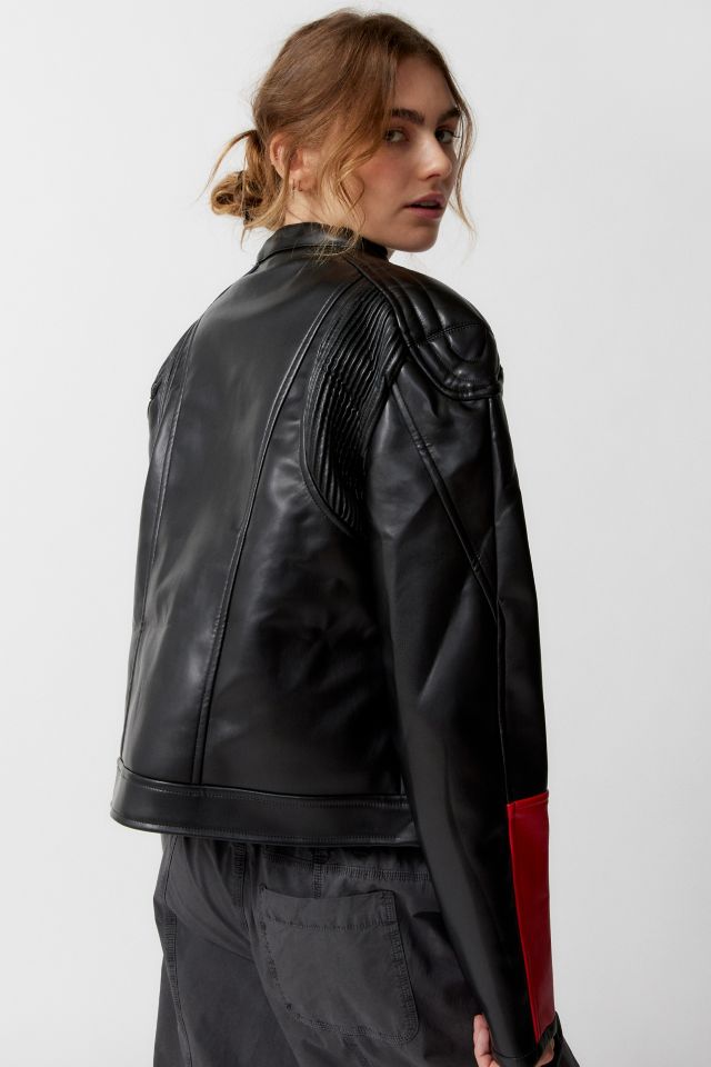 Lioness Top Model Faux Leather Biker Jacket #2