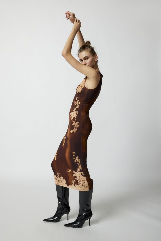 Jaded London Let It Slip Printed Midi Dress #2