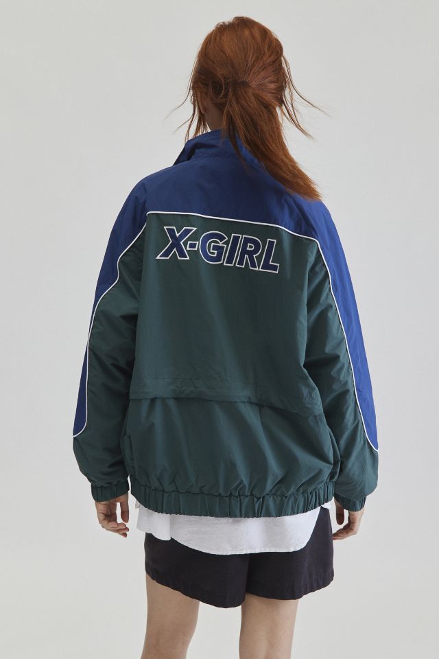 X-girl コントラスト パイピング ジャケット X-girl エックスガール CONTRAST PIPNG JACKET コントラスト