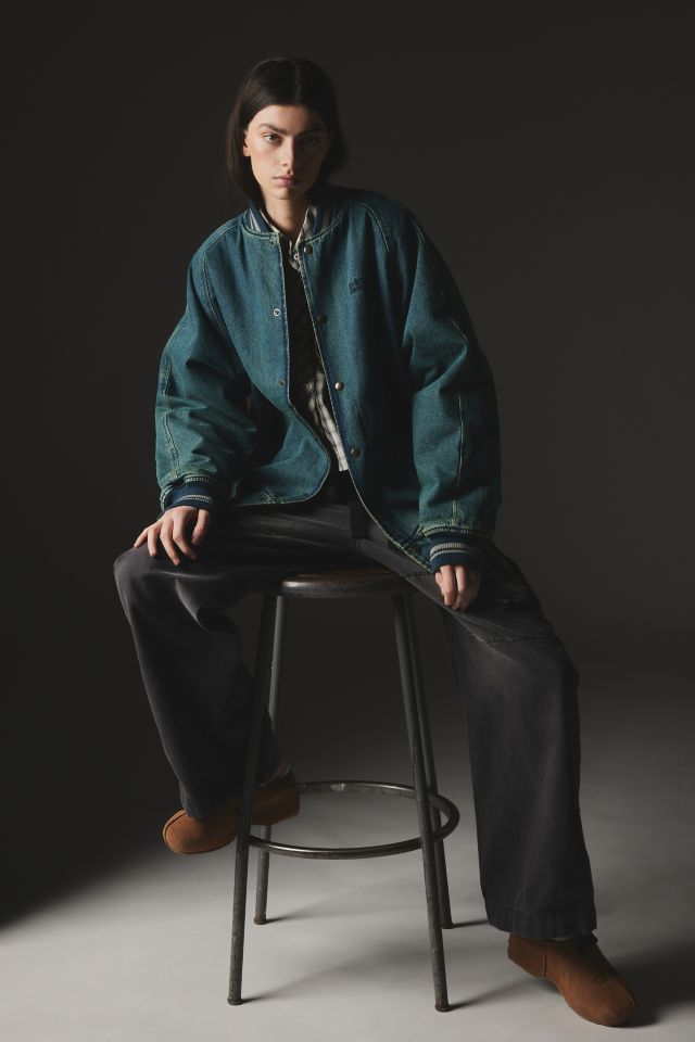 X-Girl Denim Bomber Jacket #1