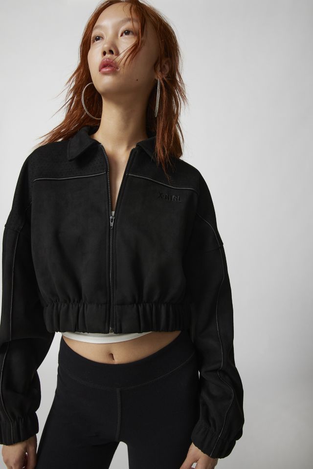 X-girl Faux Suede Shirt Jacket | Urban Outfitters Canada