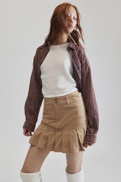 X-girl Pleated Mini Skirt | Urban Outfitters