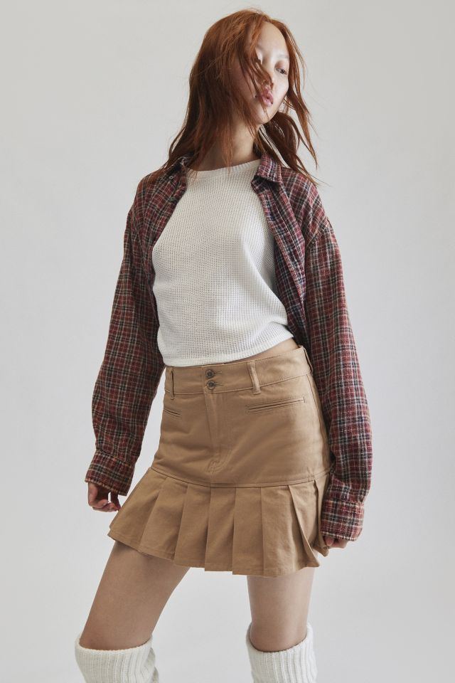 Brown skirt for outlet girl