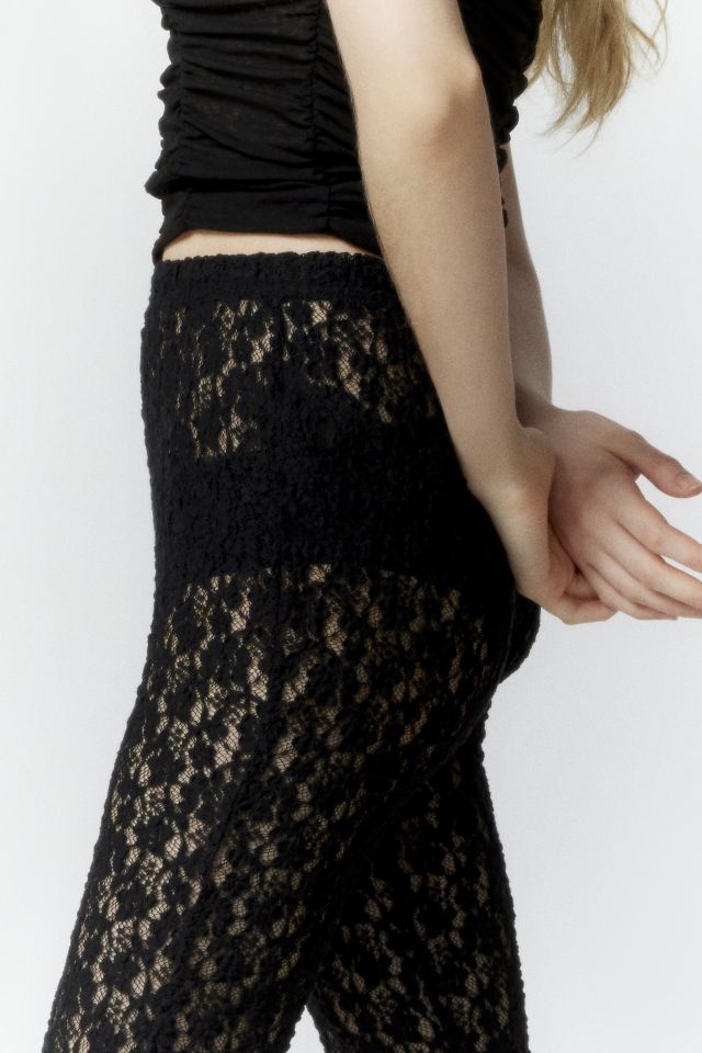 Silence + Noise Sasha Sheer Lace Pant #3