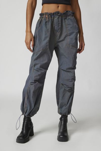 Urban Outfitters Uo Sloan Nylon Balloon Pant In Slate