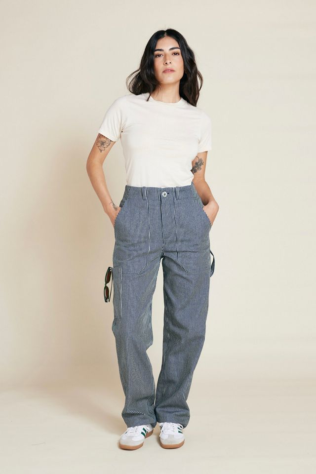 Back Beat Co. Striped Painter Pant Urban Outfitters