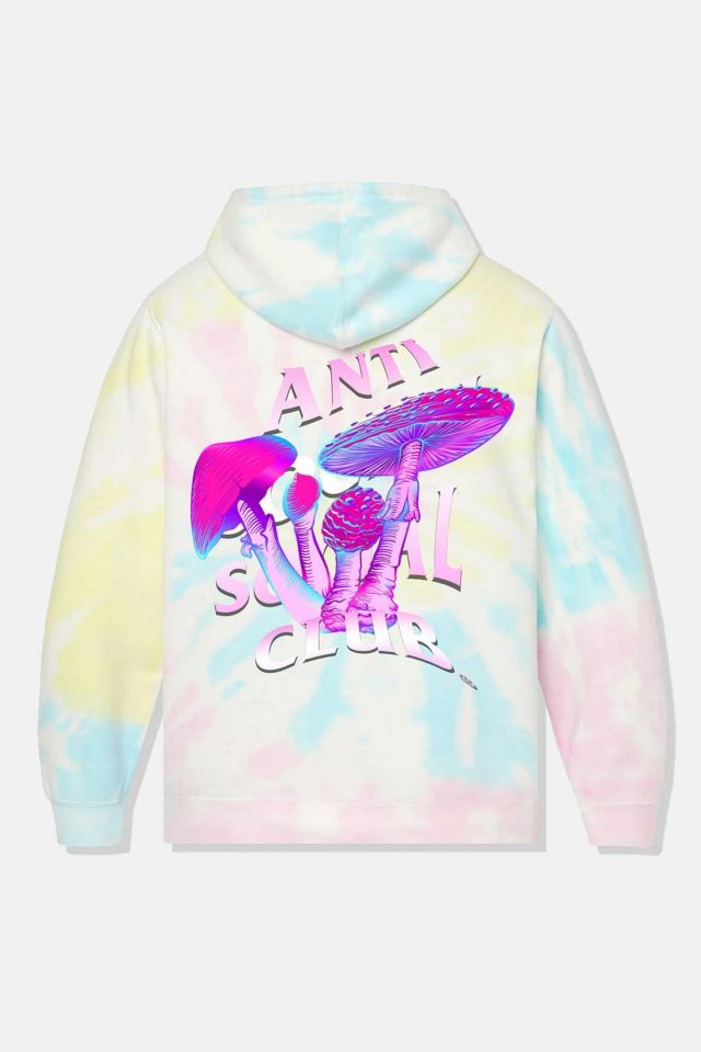 Anti social social outlet club multi color hoodie