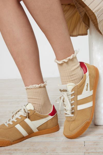 Gola Woman Sneakers Camel Size 6 Leather In Brown