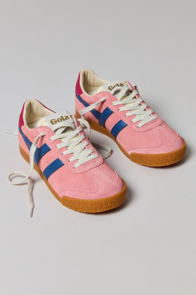 GOLA WOMEN'S ELAN SNEAKER IN CORAL PINK/MOONLIGHT/RASPBERRY, WOMEN'S AT URBAN OUTFITTERS 
